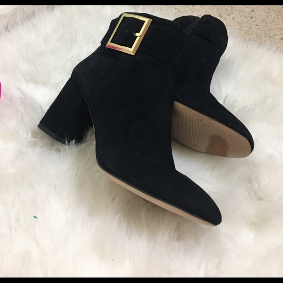 Louise et CieBlack Bootie with Gold Buckle - Picture 6 of 8